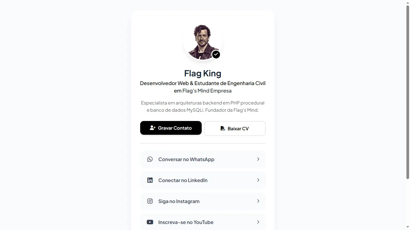 Layout Premium Minimalista